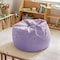 Flash Furniture Bean Bag Chair, 30 in W 30" L 18" H DG-BEAN-SMALL-DOT-PUR-GG - alternate 2